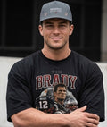 Tom Brady Shadow Oversized Tee – Vintage Streetwear Fit
