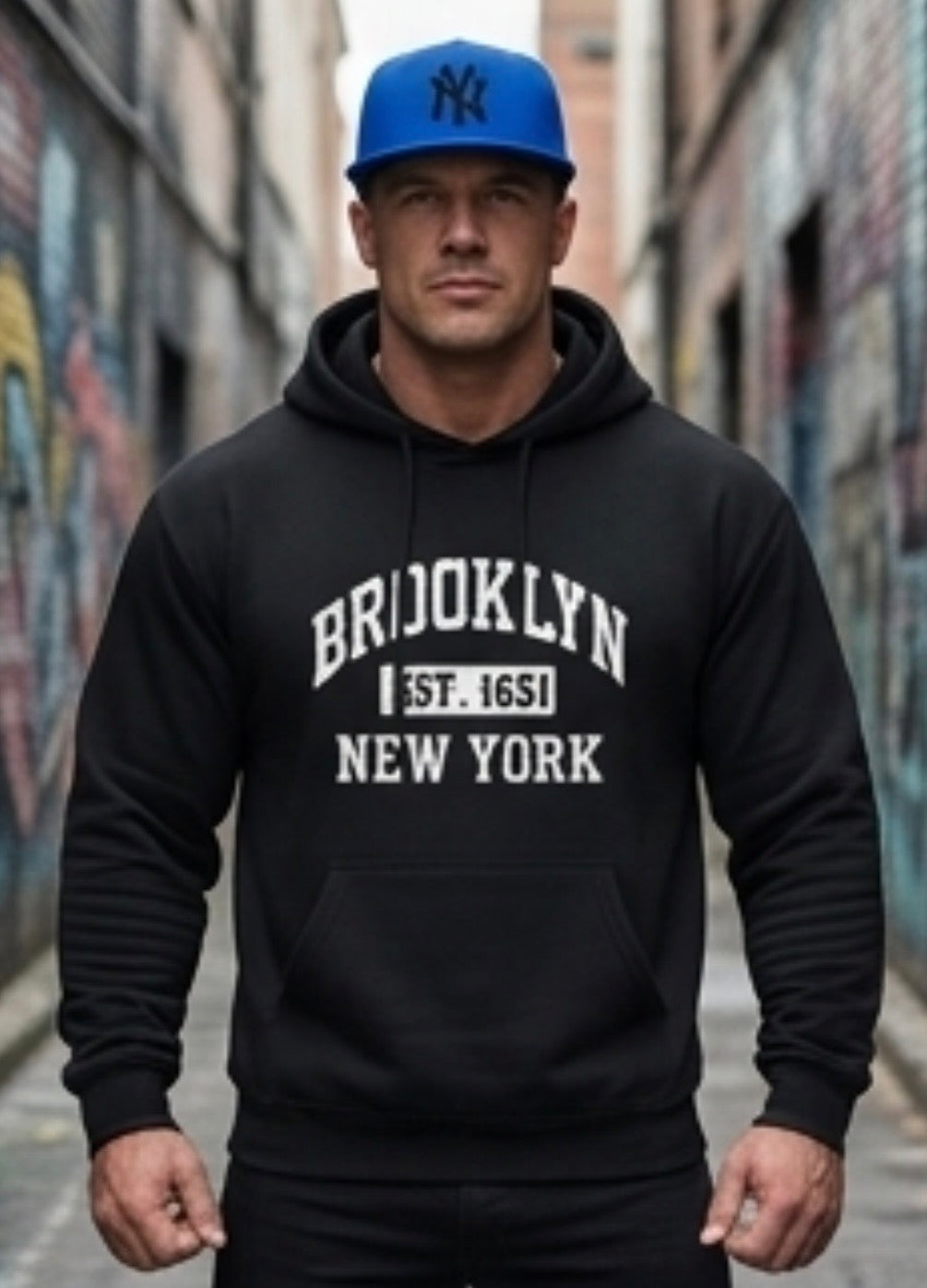 Brooklyn NY Recycled Hoodie – GritWear