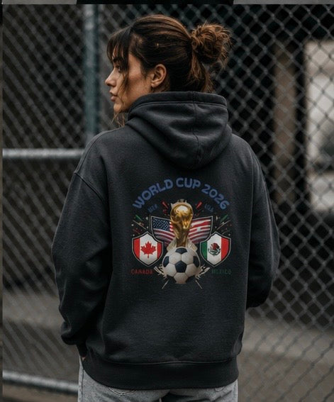 Vintage Unisex Raglan Hoodie | USA WordCup