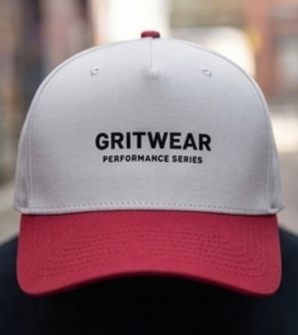 GRITWEAR PARALLEL TWO-TONE CAP — Front Graphic Street Hat