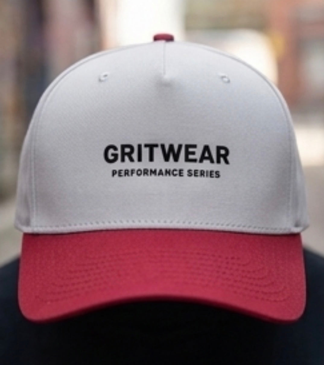 GRITWEAR PARALLEL TWO-TONE CAP — Front Graphic Street Hat