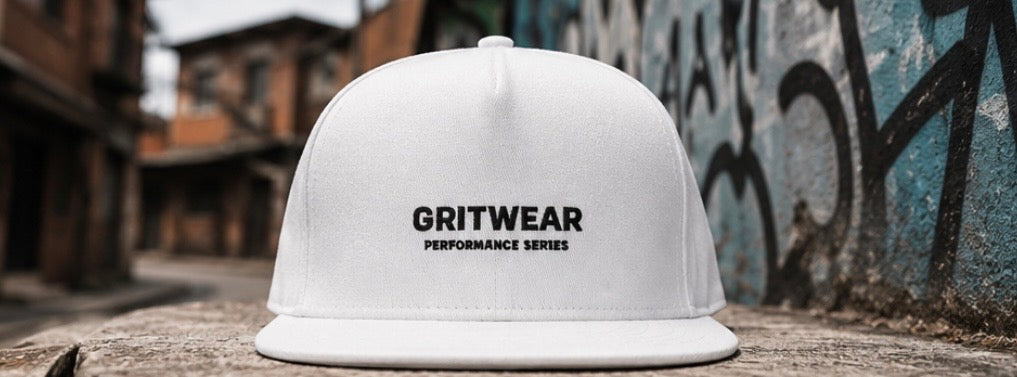 GRITWEAR Performance Series Flat Bill Cap | Premium Streetwear Snapback