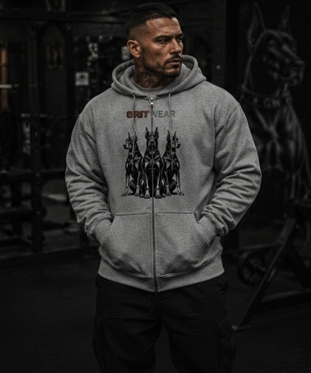 GRITWEAR Dobermann Zip Hoodie | Champion Street Edition