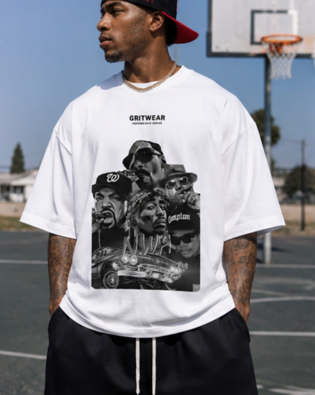 N.W.A Legacy Oversized Tee — GritWear Edition