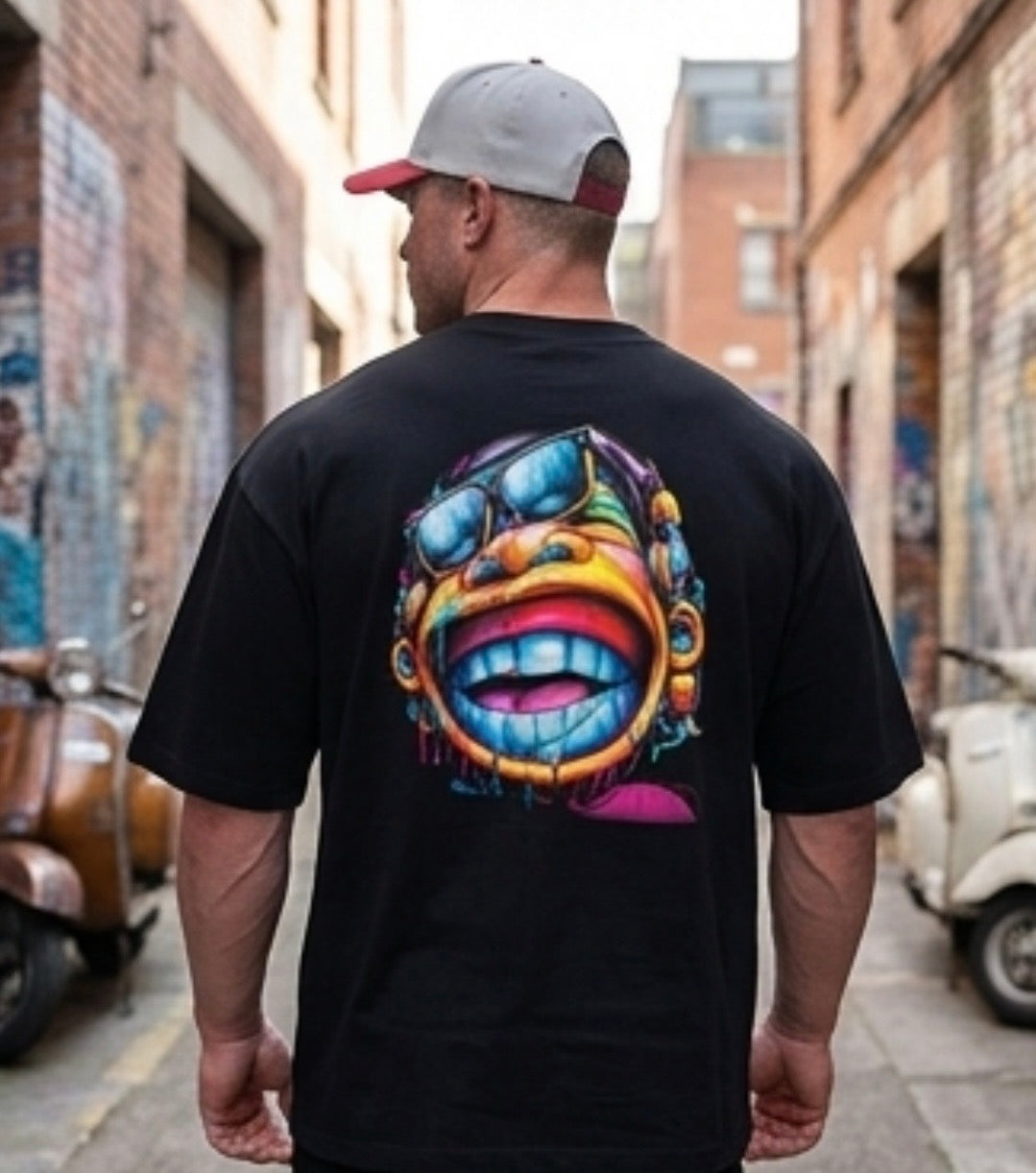 GRITWEAR OVERSIZED STREET TEE — Heavyweight Urban Graphic T-Shirt