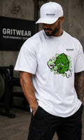 GritWear Oversized Tee | Smoke Season Edition