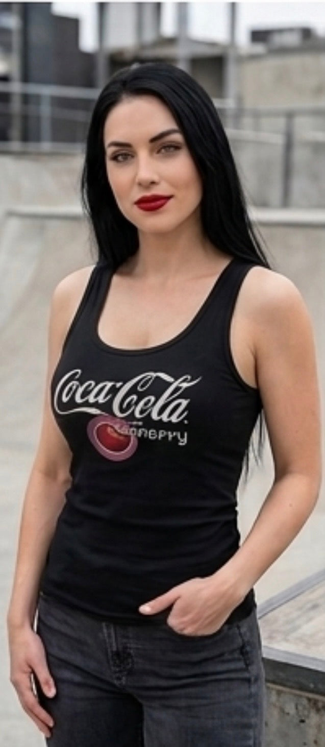 Women's Micro Ribbed Scoop Tank | Coca-Cola