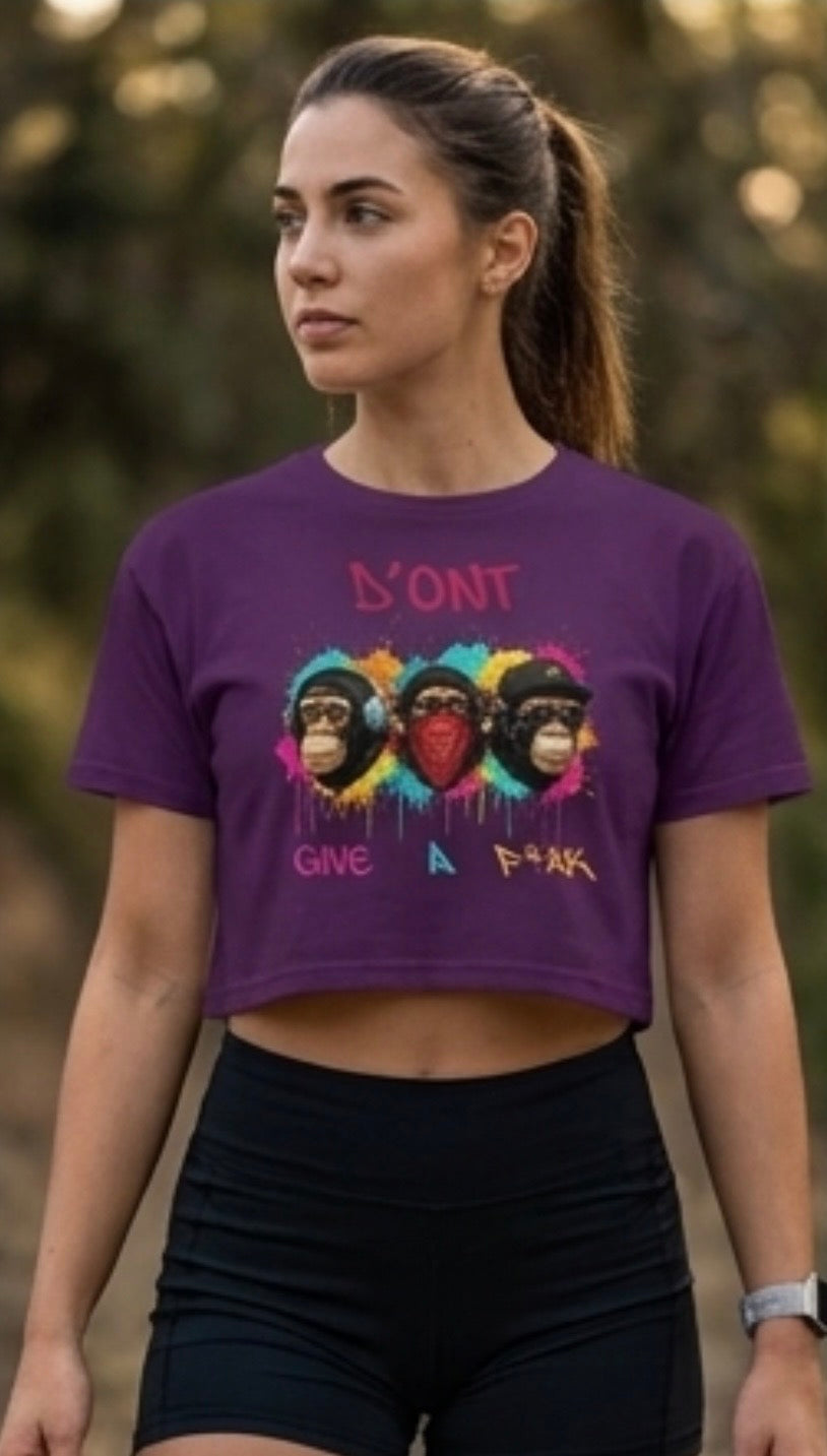 Cropped T-shirt | D’ont Give a F..