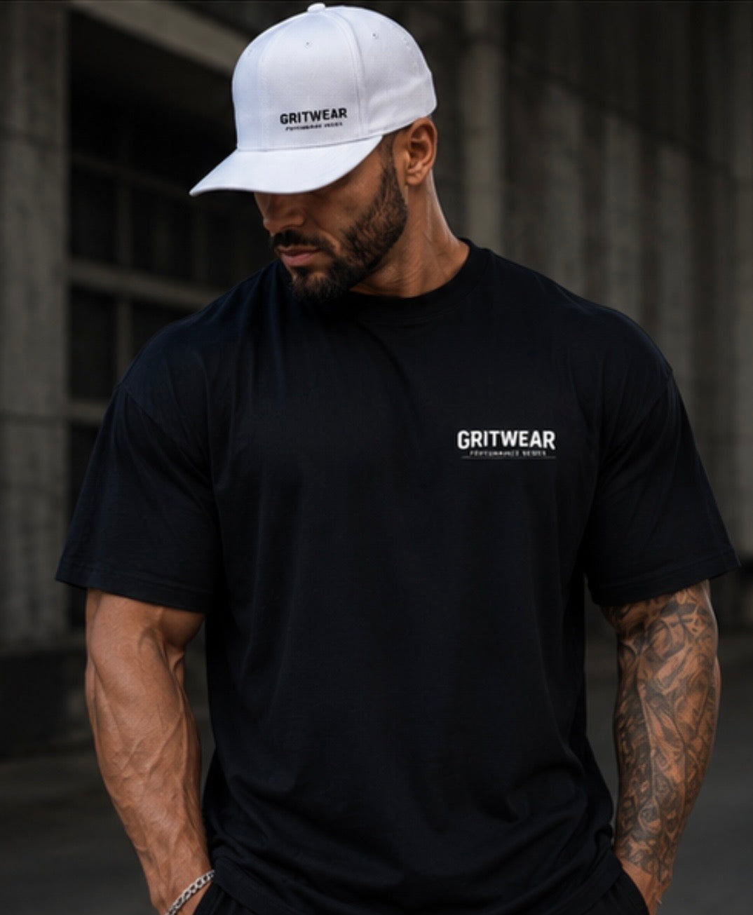 GritWear Oversized Tee | Rabbit Nightmare Edition