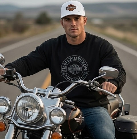 5 Panel Trucker Cap | Yupoong Harley-Davidson White