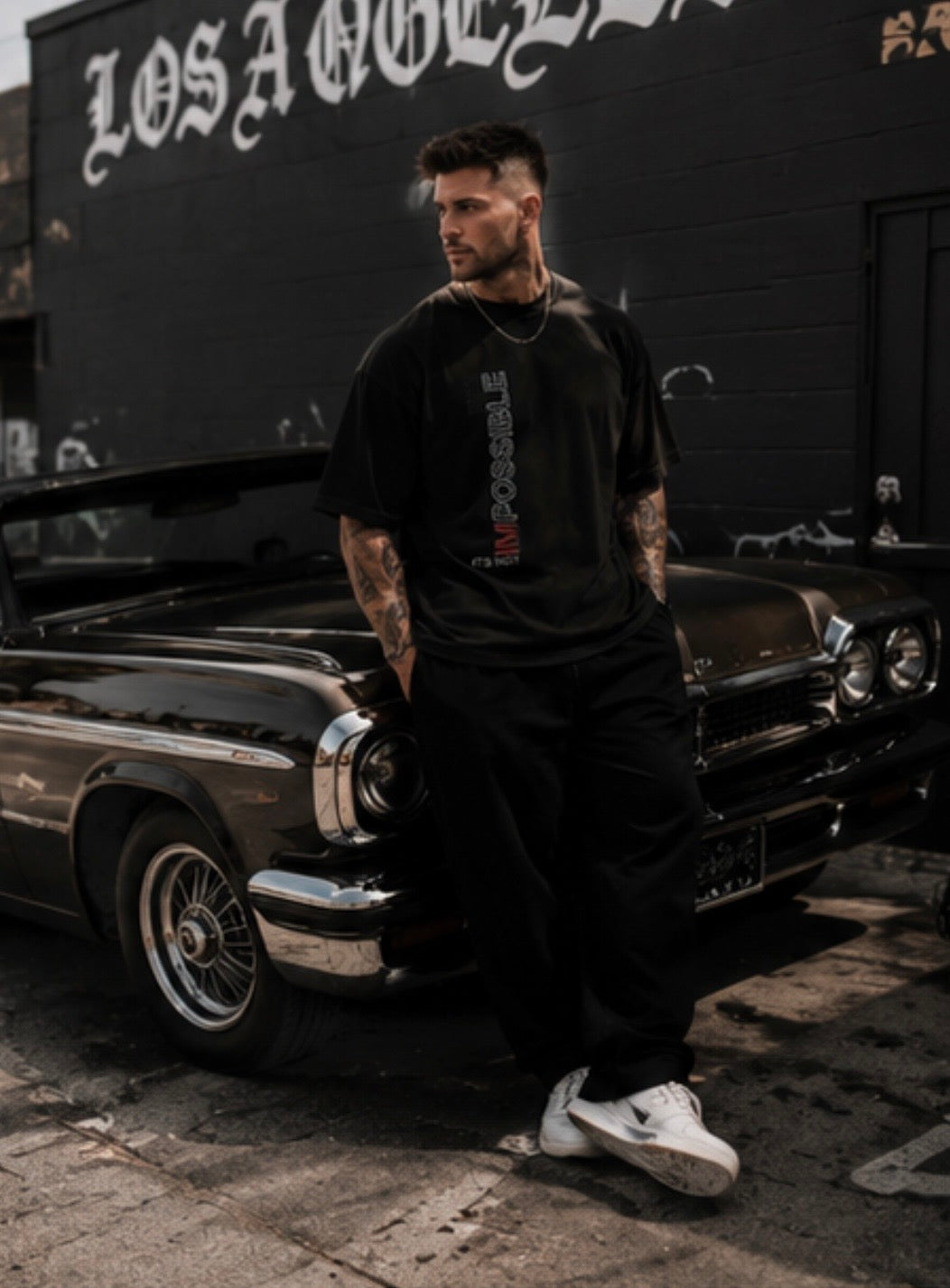 Men's Oversized Drop-Shoulder Crewneck T-Shirt | Shaka Wear