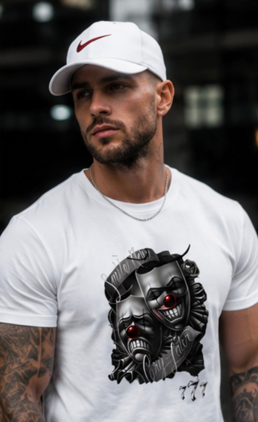 Unisex Crewneck T-Shirt | Cry now and laugh later.