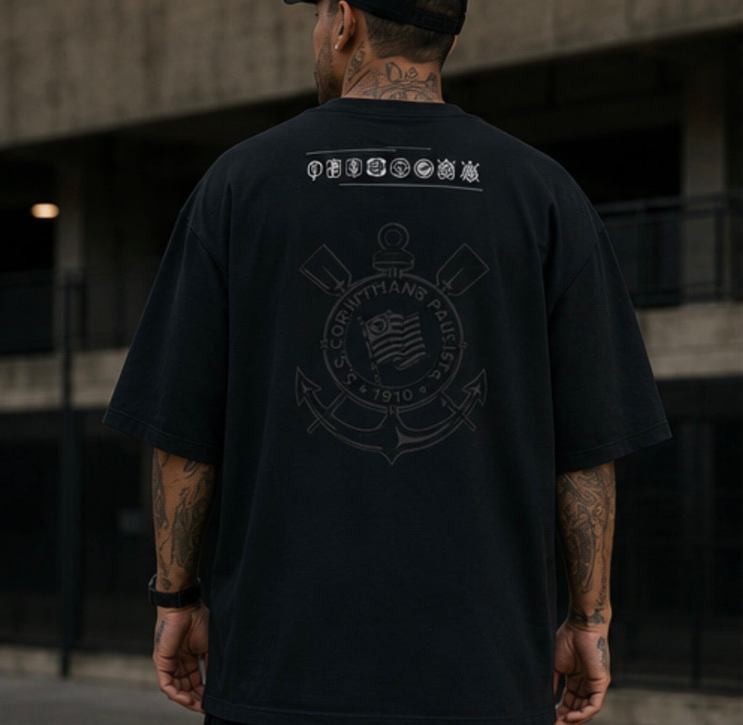 Oversized “Os de Preto Corinthians “— GritWear