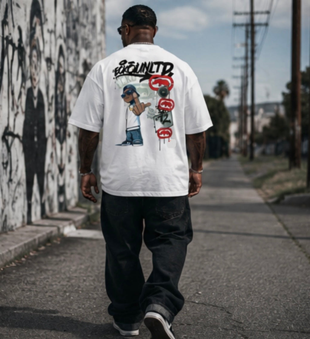 Ecko Unltd Oversized Tee – Classic Urban Graffiti Edition