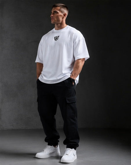 Oversized Drop-Shoulder Crewneck T-Shirt  | GRITWEAR