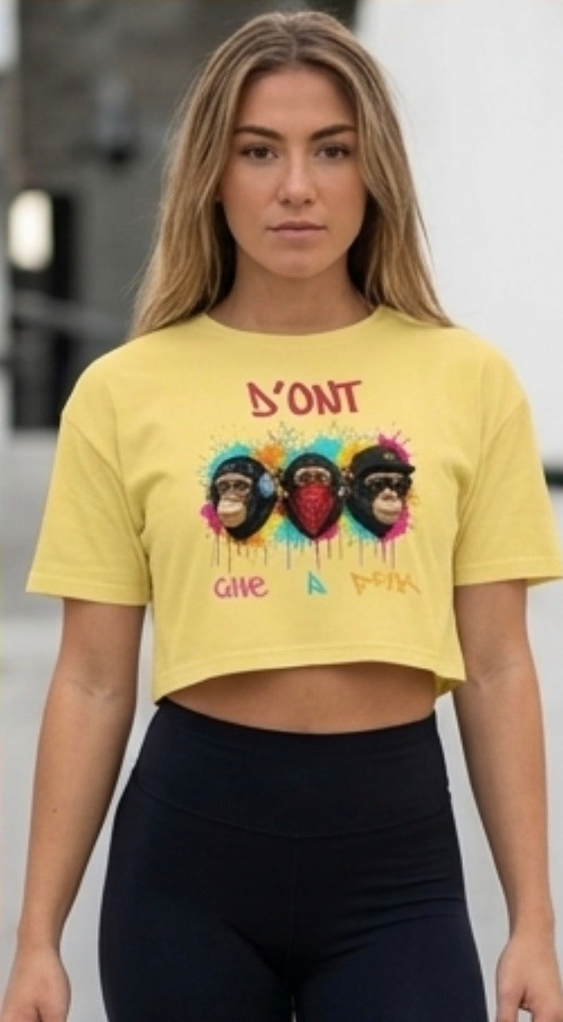 Cropped T-shirt | D’ont Give a F..