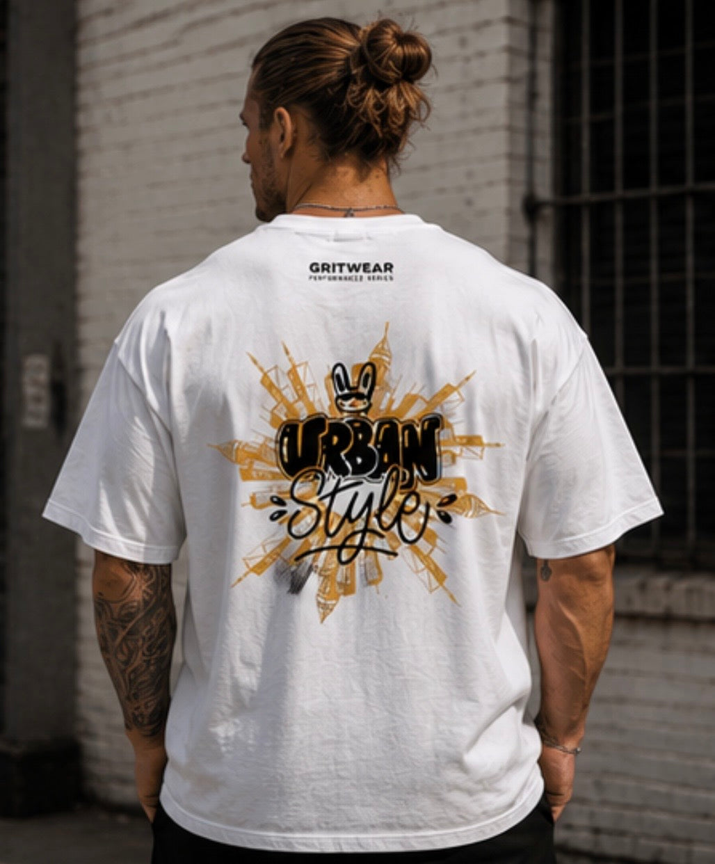 GRITWEAR NYC Urban Style Oversized Tee | Streetwear Performance Series