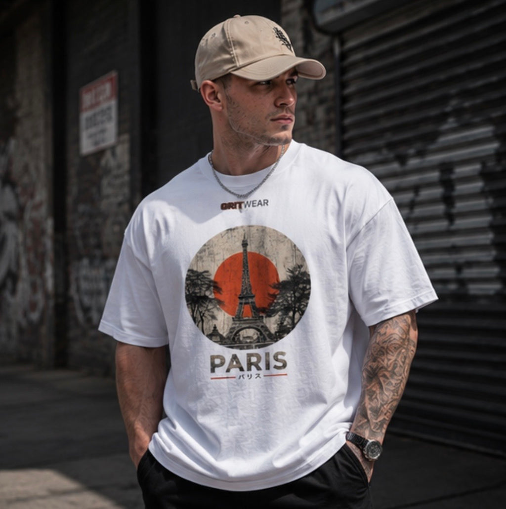 GRITWEAR Paris Oversized Tee | Urban Streetwear Limited Edition