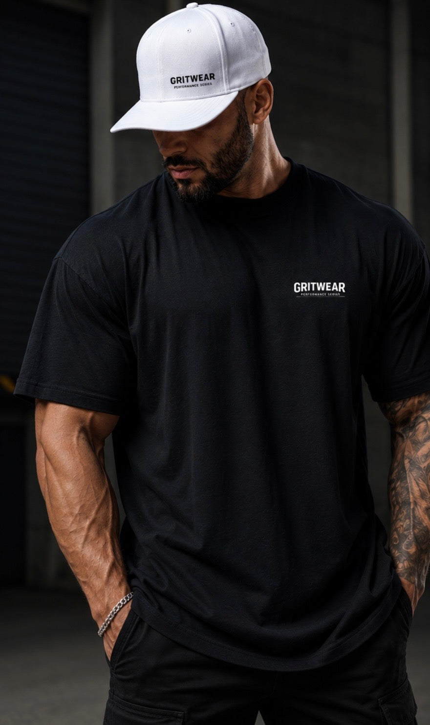 GritWear Oversized Tee | Rabbit Nightmare Edition