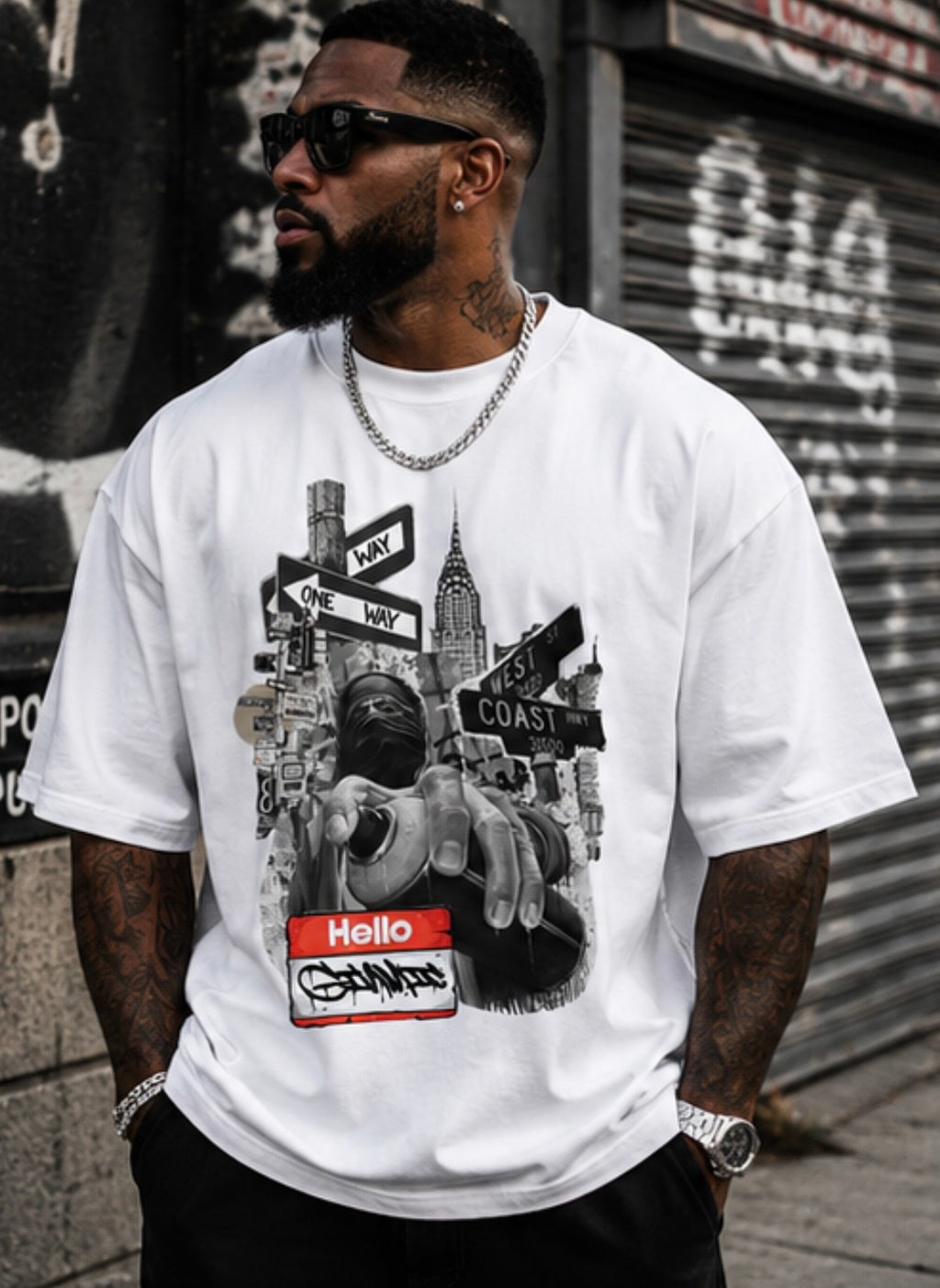 STREET IDENTITY OVERSIZED TEE