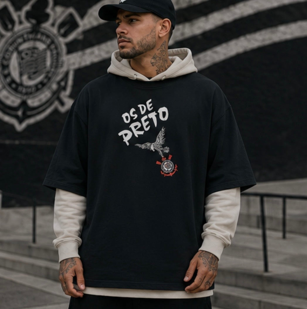 Oversized “Os de Preto Corinthians “— GritWear