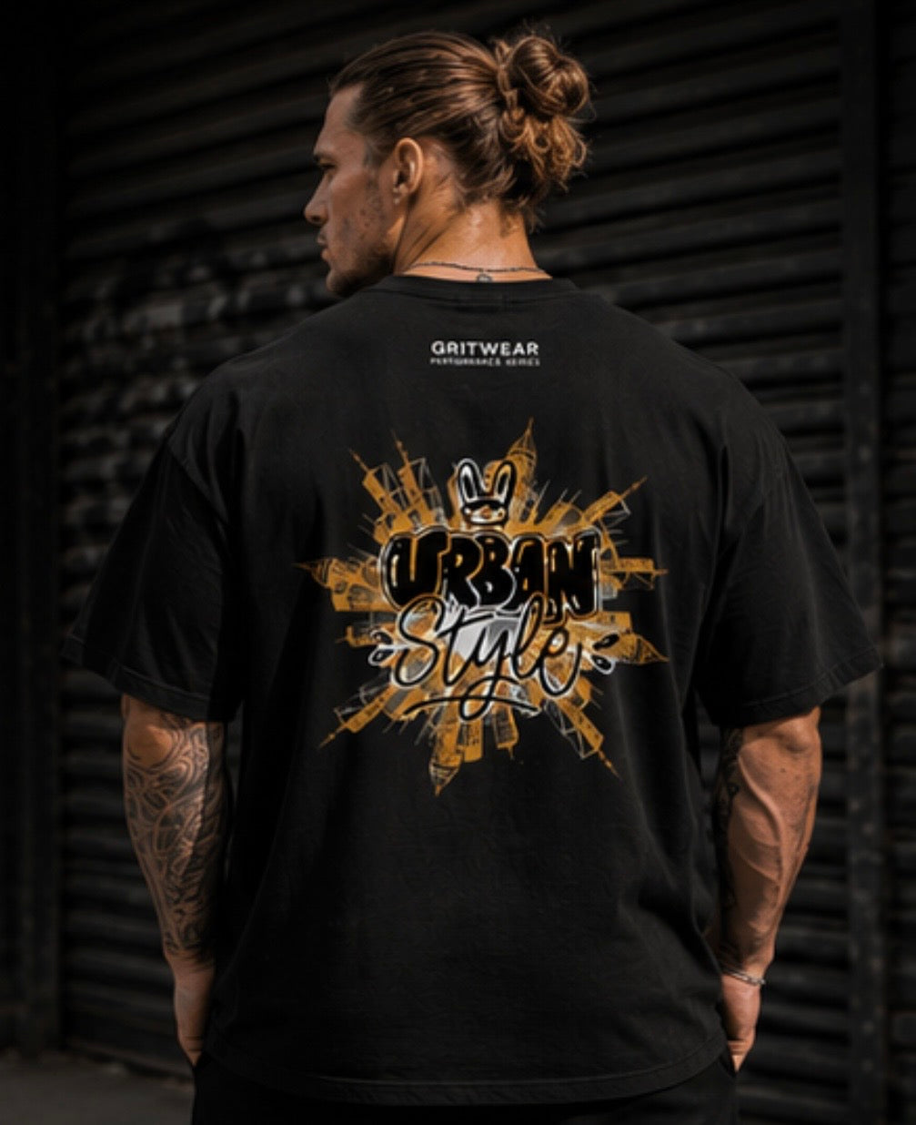 GRITWEAR NYC Urban Style Oversized Tee | Streetwear Performance Series