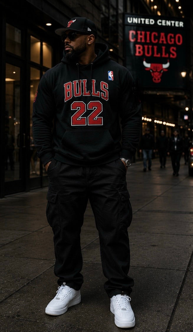 GRITWEAR Bulls Pullover Hoodie