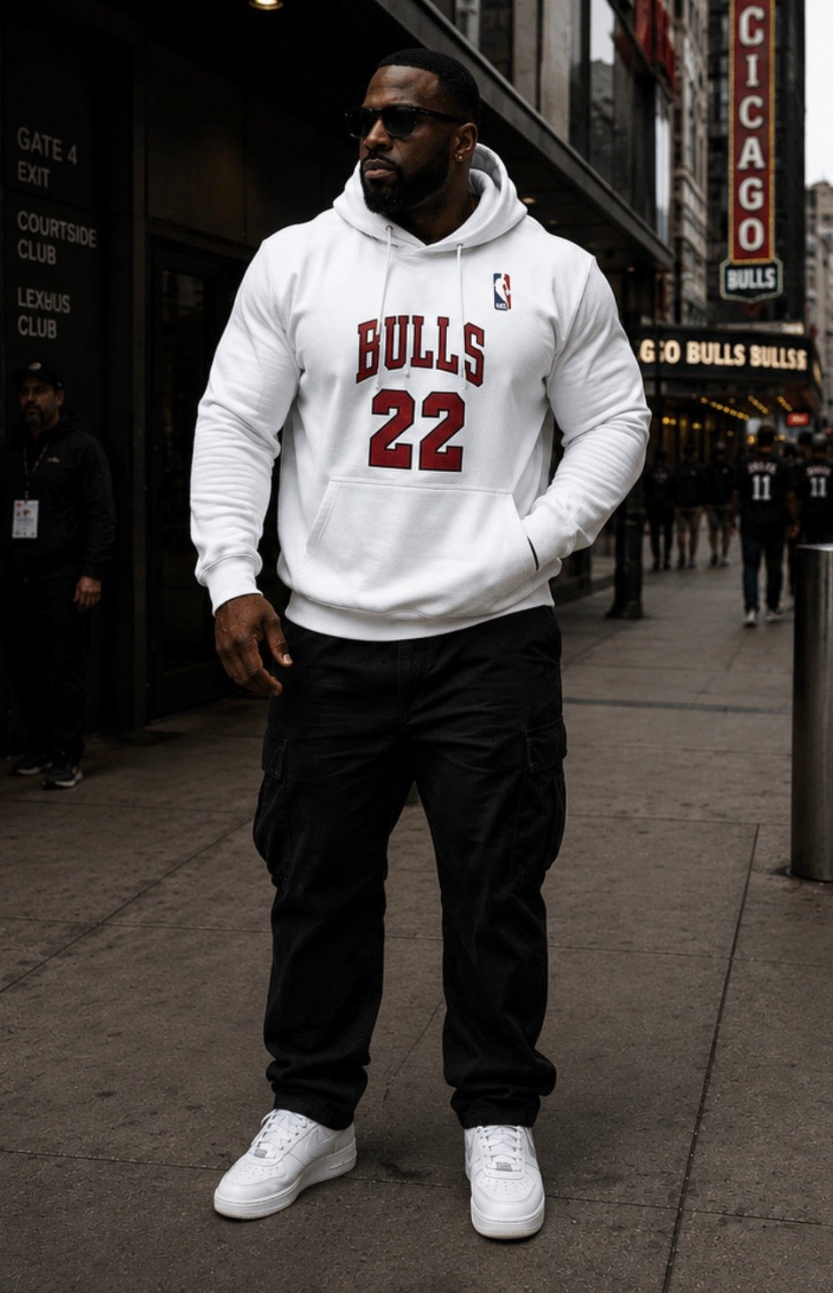 GRITWEAR Bulls Pullover Hoodie