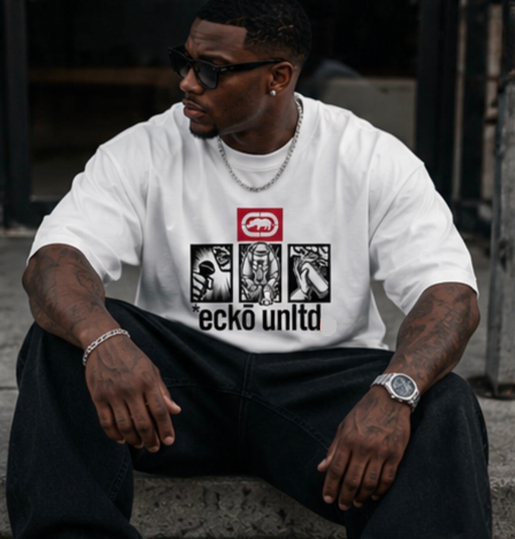Ecko Unltd Oversized Tee – Classic Urban Graffiti Edition