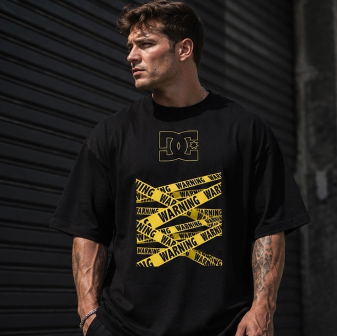 DC Warning Oversized Tee – Urban Street Edition