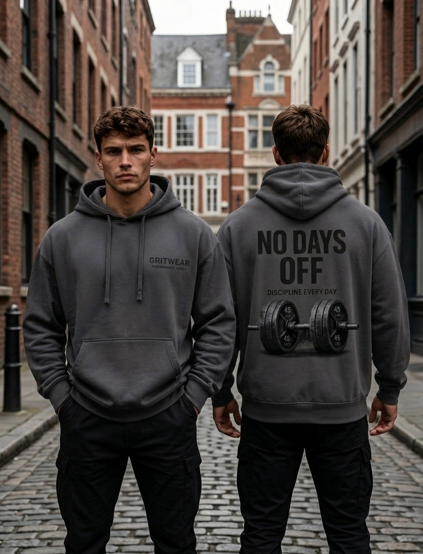 GRITWEAR Performance Hoodie – No Days Off | Econscious