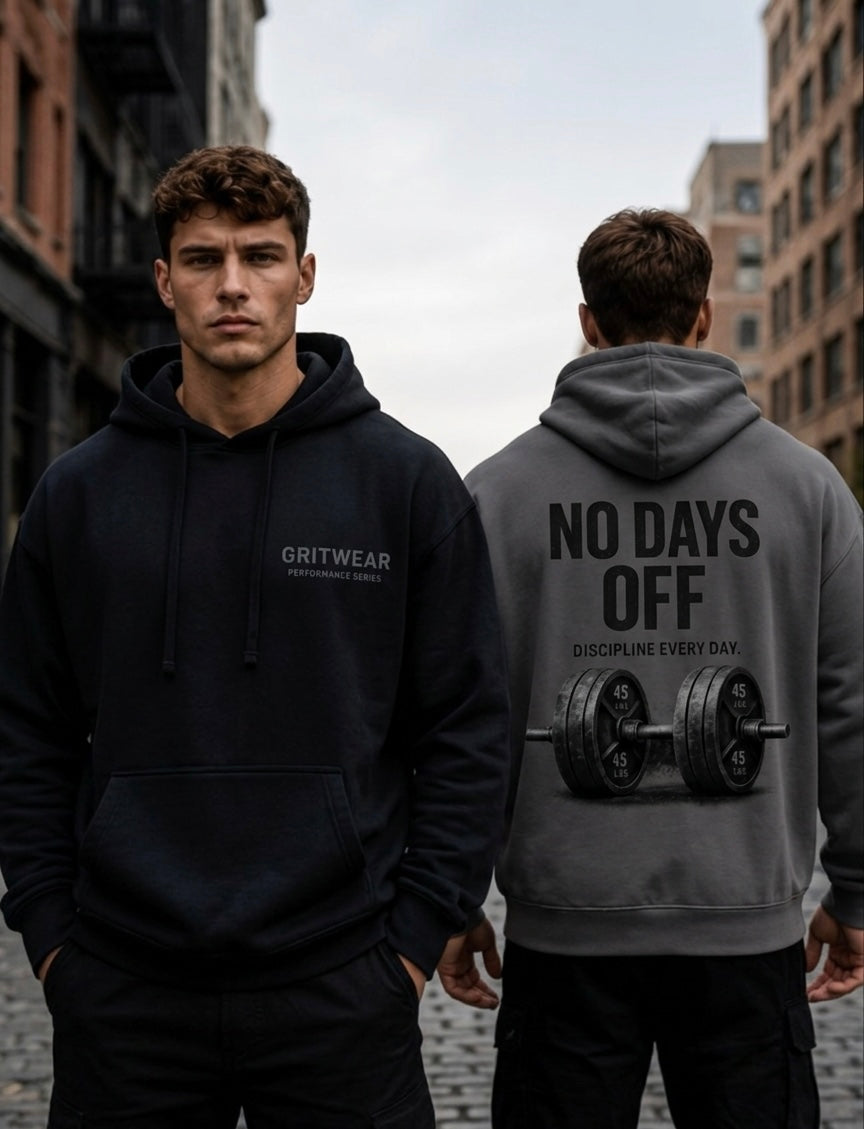 GRITWEAR Performance Hoodie – No Days Off | Econscious