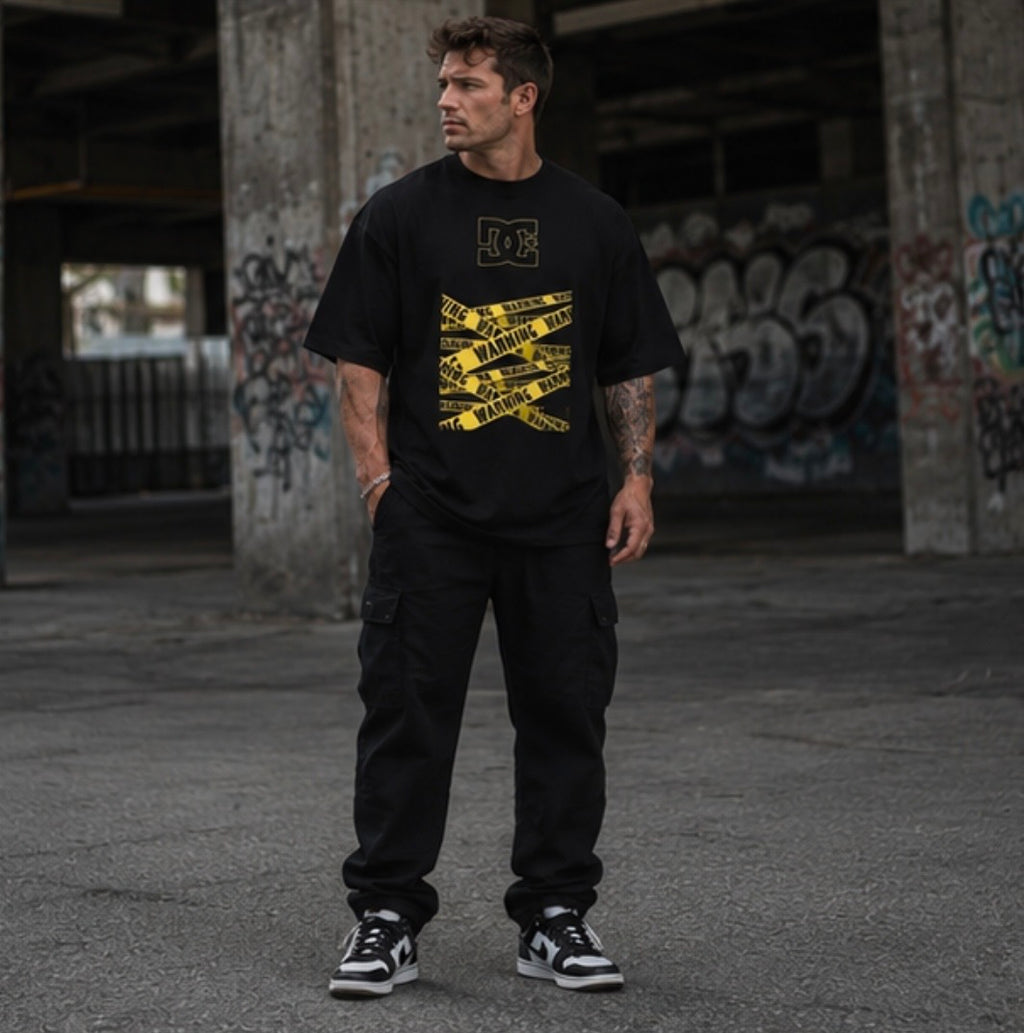 DC Warning Oversized Tee – Urban Street Edition