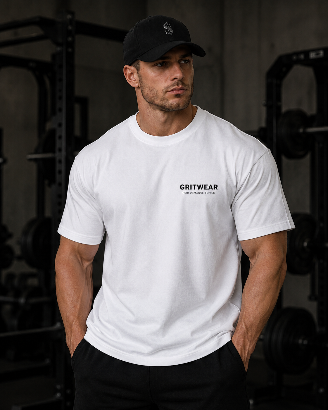 GritWear Oversized Drop-Shoulder T-Shirt | Streetwear Heavyweight Edition
