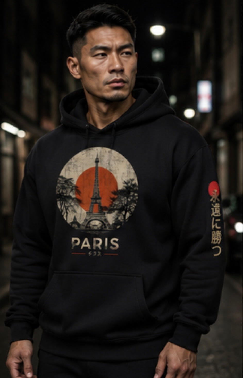 Unisex oversized hoodie| Paris GritWear