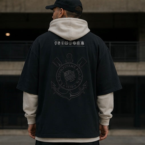 Oversized “Os de Preto Corinthians “— GritWear