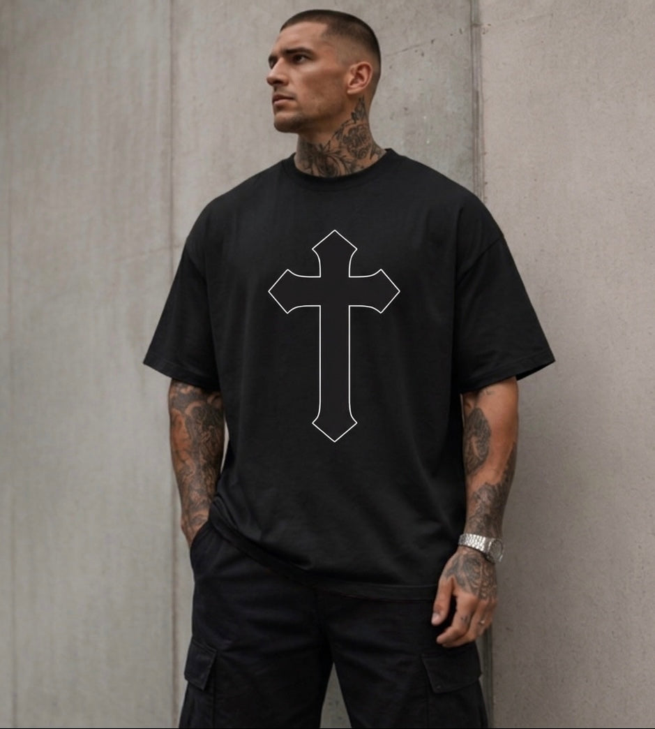 Men's Oversized Drop-Shoulder Crewneck T-Shirt | Shaka Wear GritWear