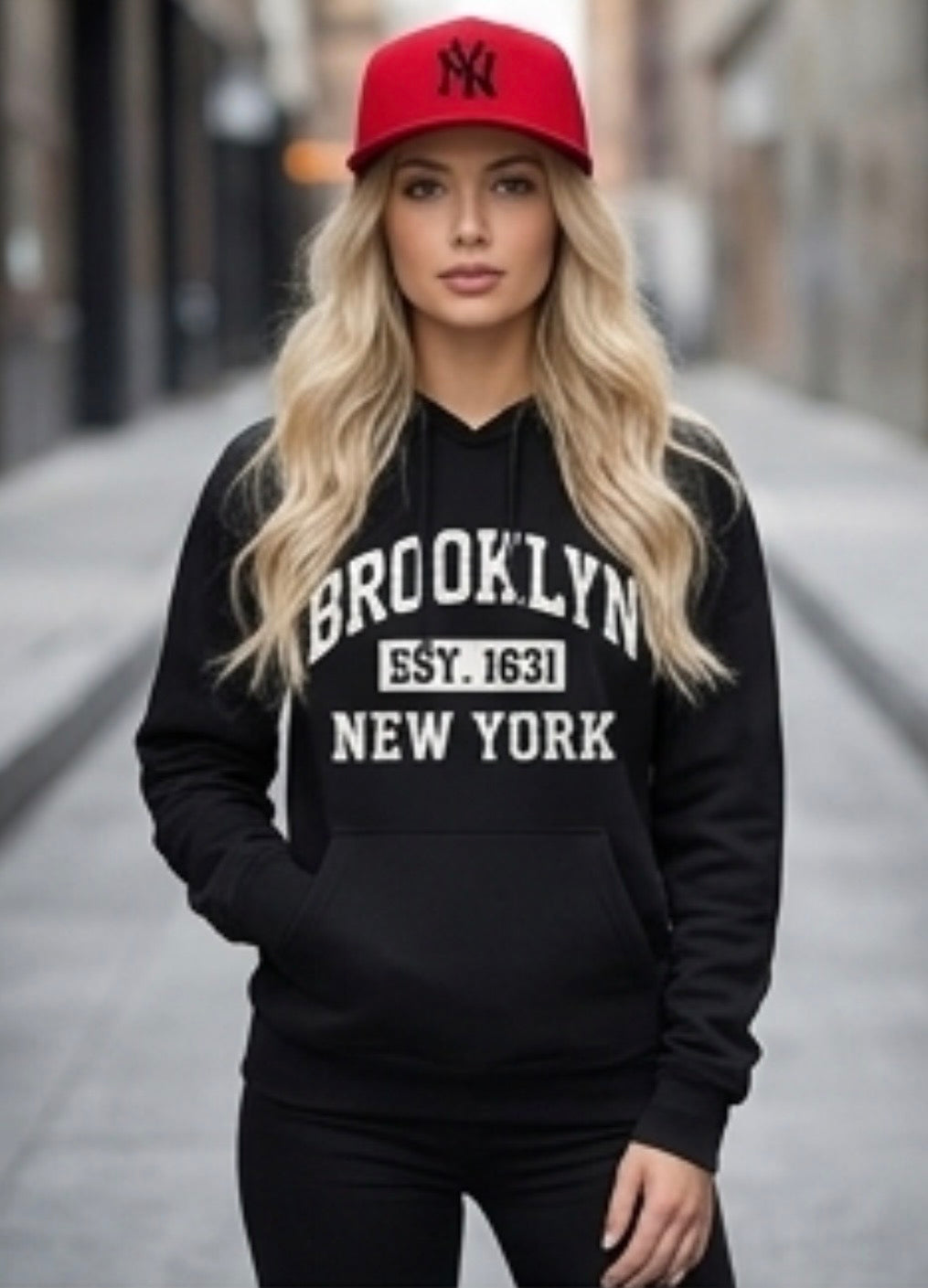 Brooklyn NY Recycled Hoodie – GritWear