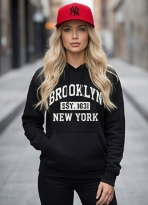 Brooklyn NY Recycled Hoodie – GritWear