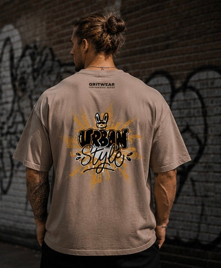 GRITWEAR NYC Urban Style Oversized Tee | Streetwear Performance Series