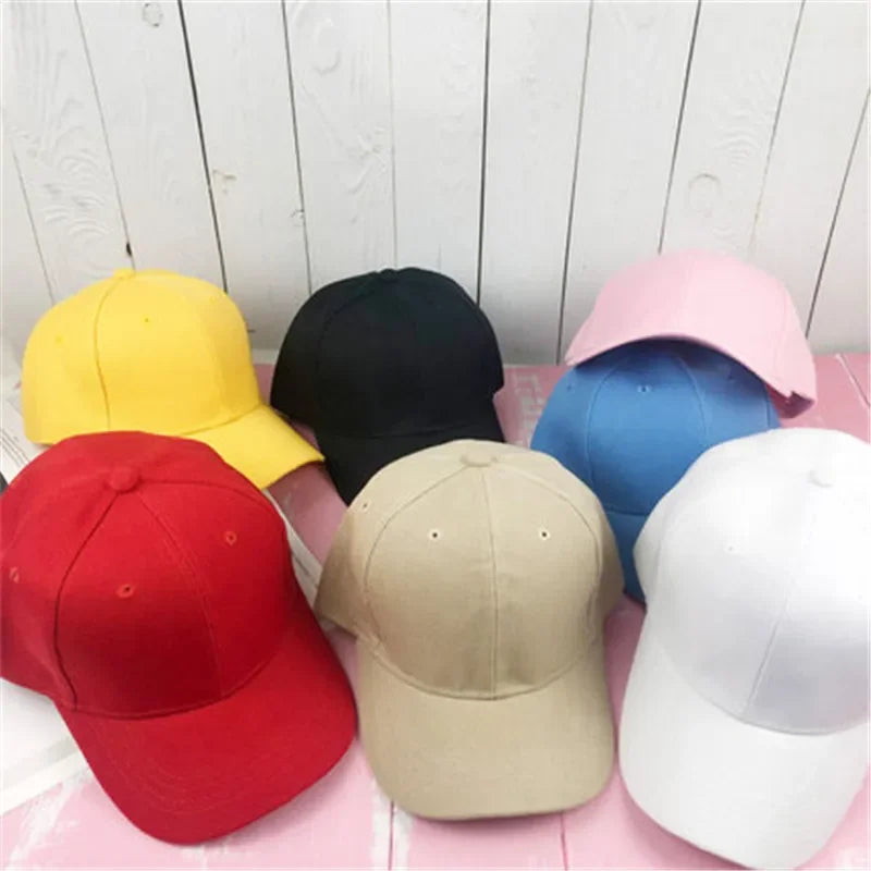 Hot Sale Unisex Plain Baseball Cap Casual Hats For Women Men Hip Hop Hat Cap