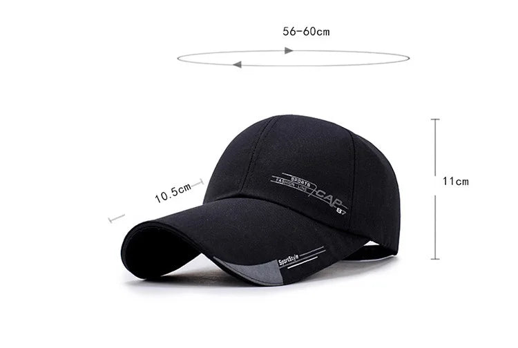 Baseball Cap Sports Cap Solid Color Sun Hat Casual Fashion Outdoor Hip-Hop Gats for Men and Women Hat