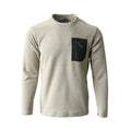 Wave texture outdoor comprehensive training for men and women, warm and quick-drying long-sleeved sweatshirts
