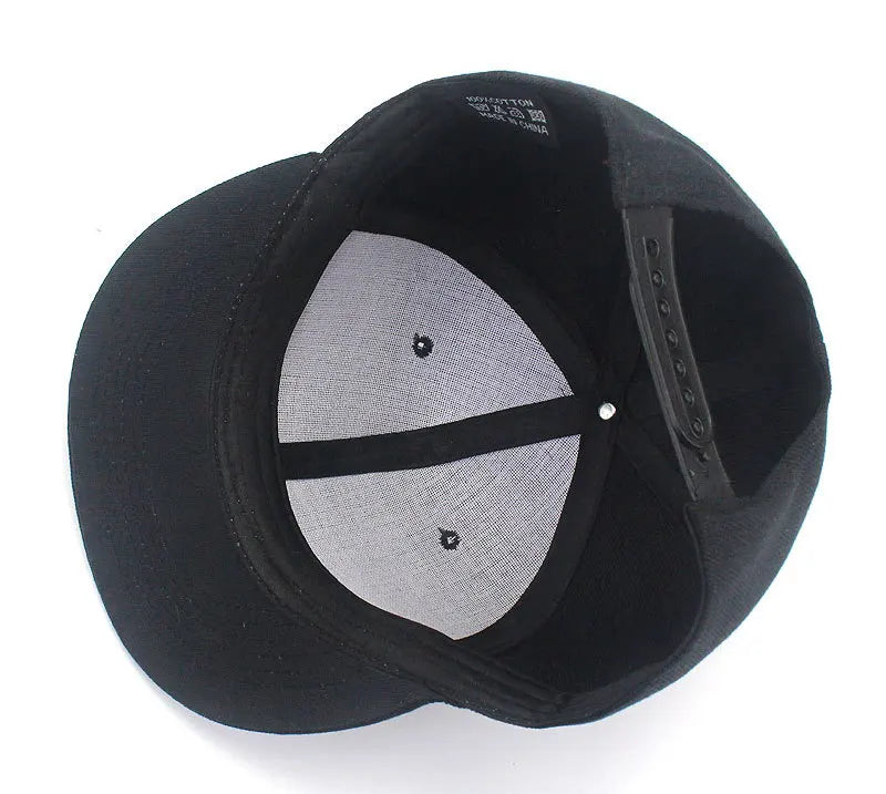Fashion Unisex Baseball Cap Men Women Hip-hop Flat-brimmed Cap Outdoor Snapback Hat Flat Brim Trendy Leisure Adjustable Sun Hats