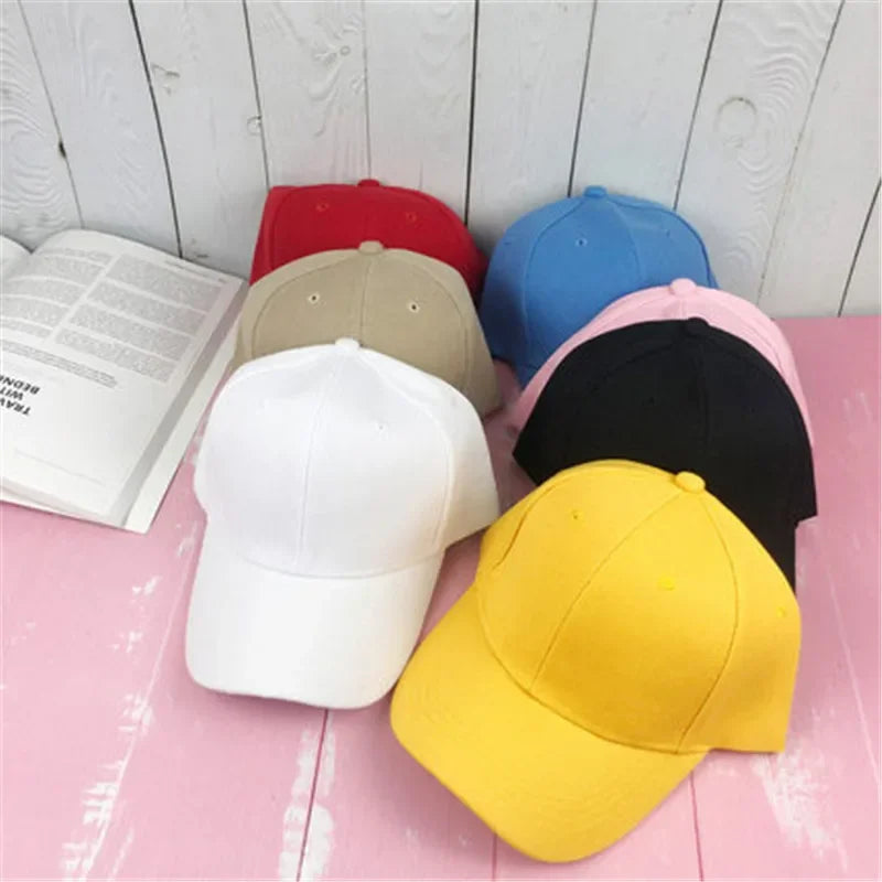 Hot Sale Unisex Plain Baseball Cap Casual Hats For Women Men Hip Hop Hat Cap