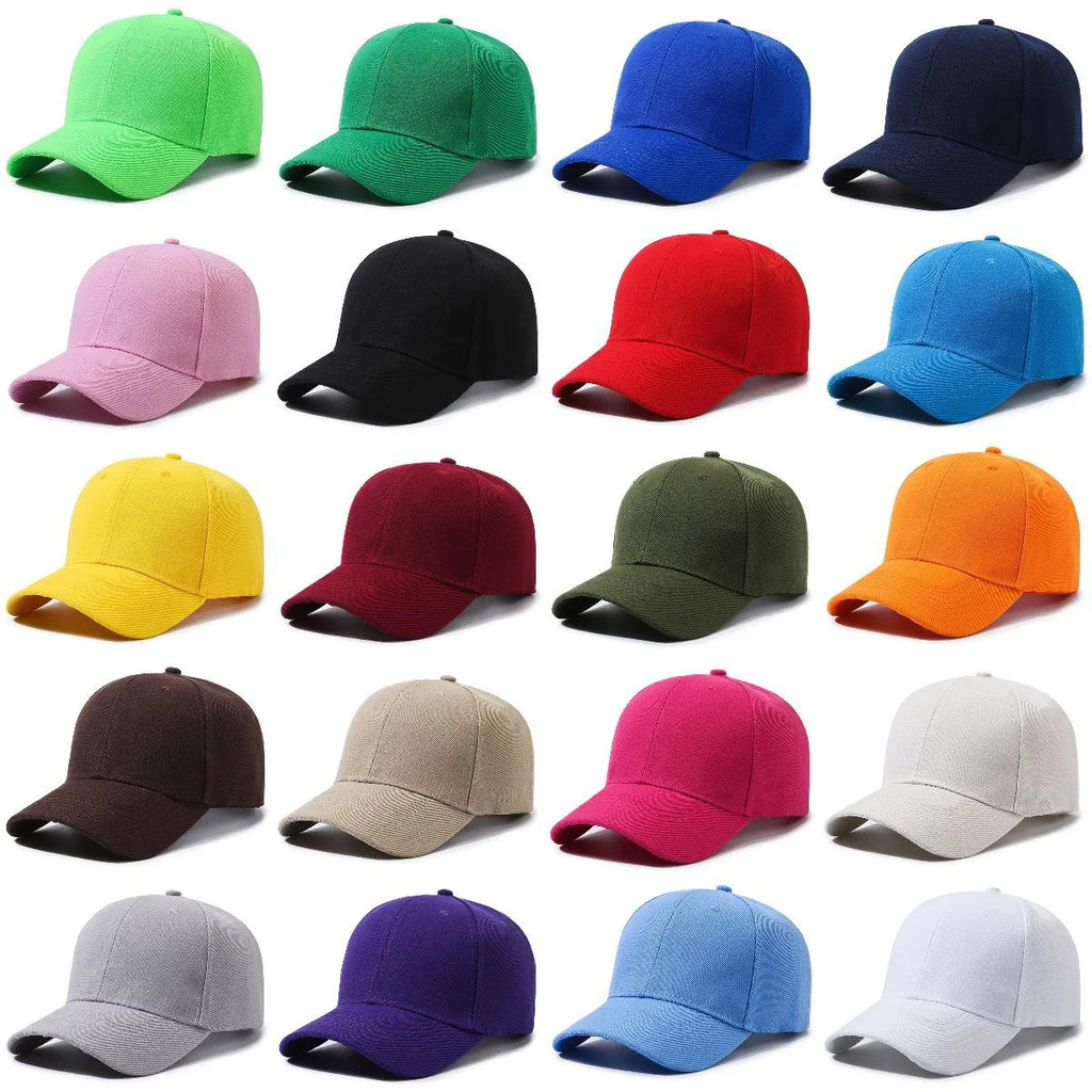 Hot Sale Unisex Plain Baseball Cap Casual Hats For Women Men Hip Hop Hat Cap